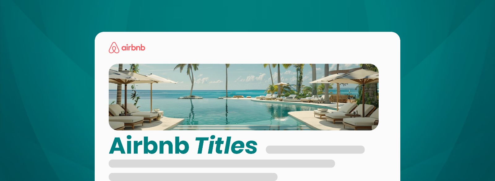 Click-magnet Airbnb Titles for Your Vacation Rental